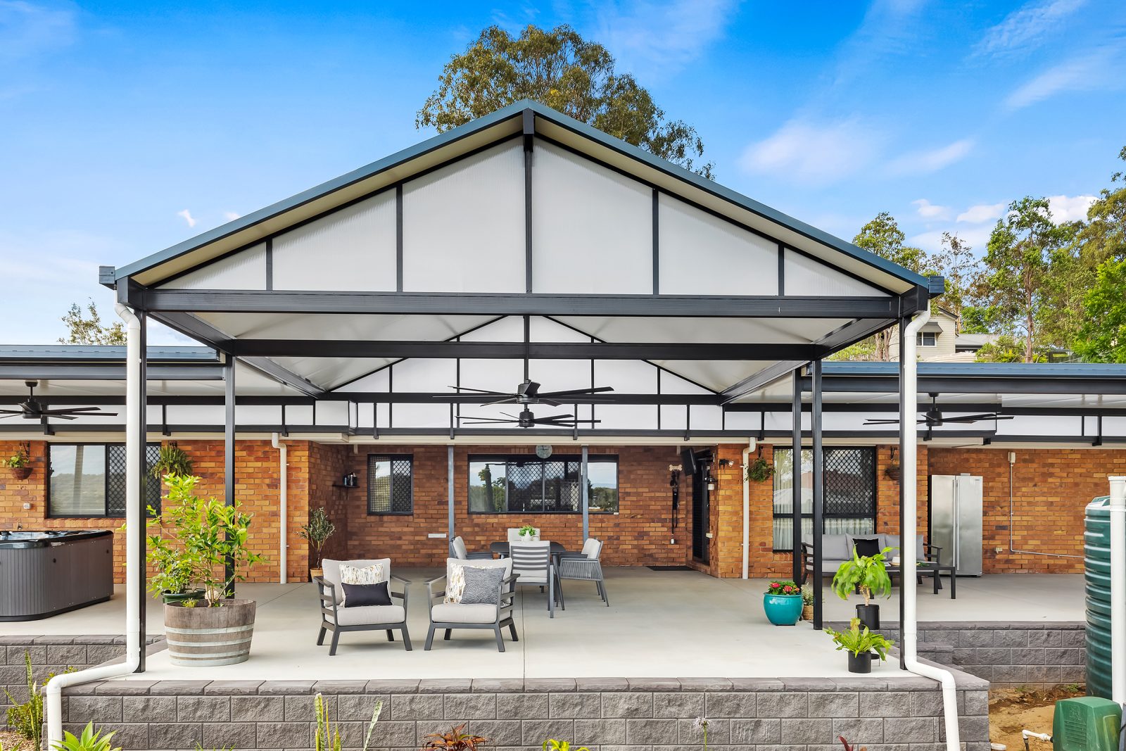 Patio roofing