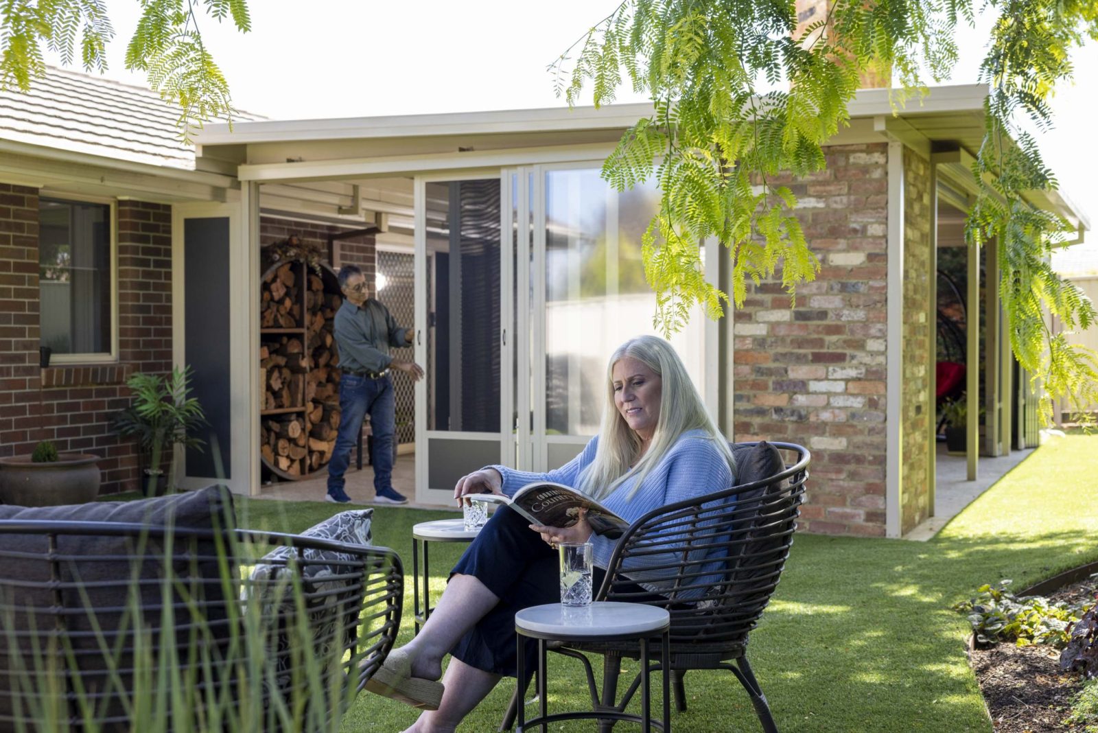 Enclosed Patio with Screens