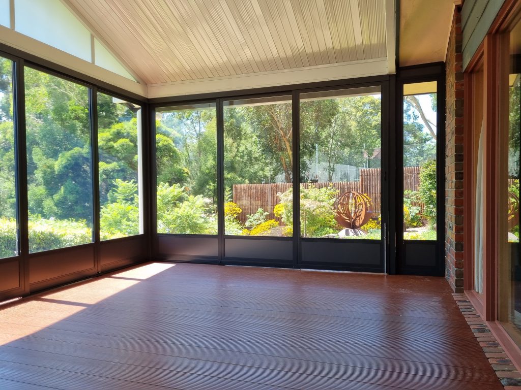Outdoor patio area