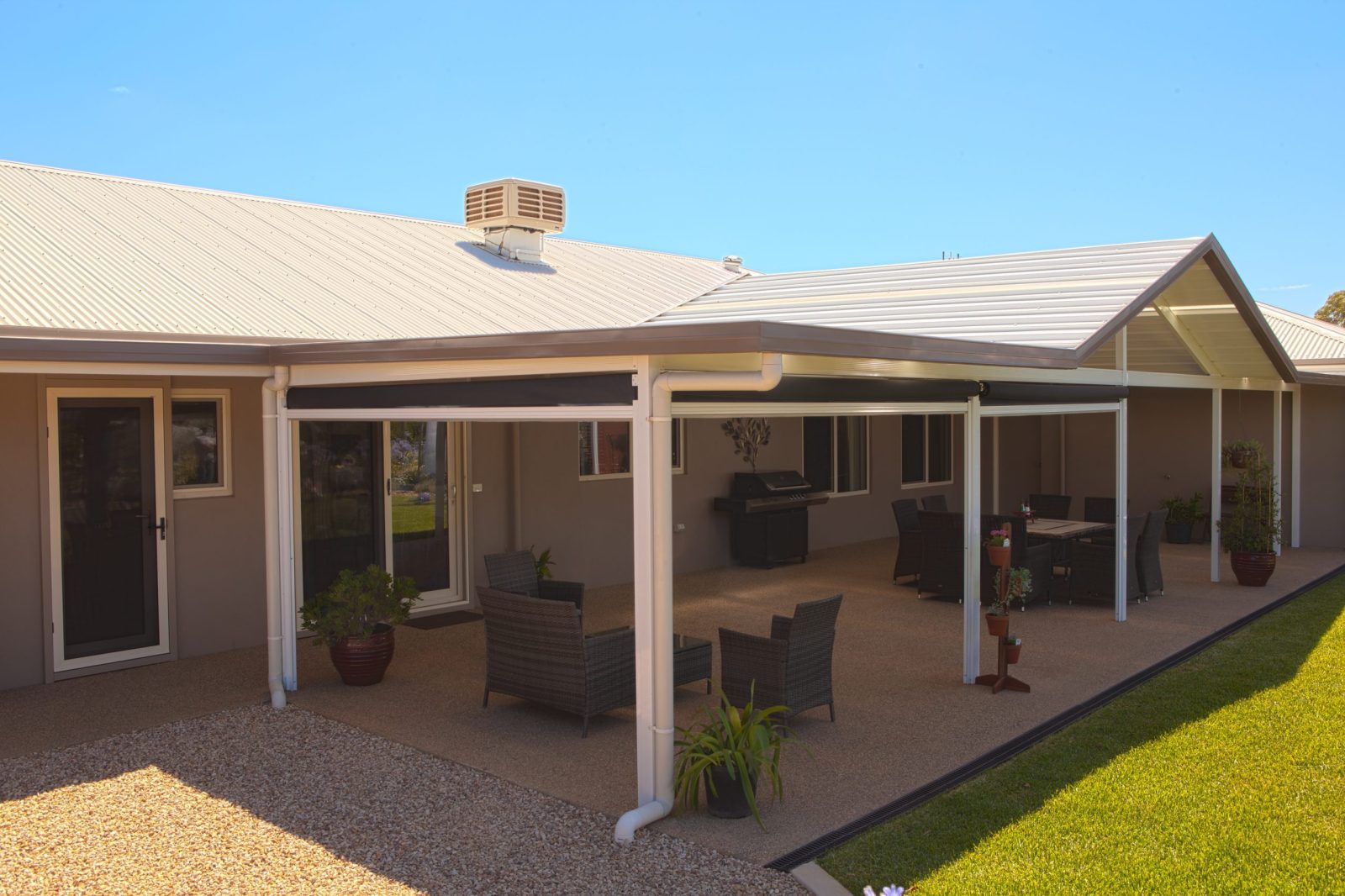 Patio flat roof